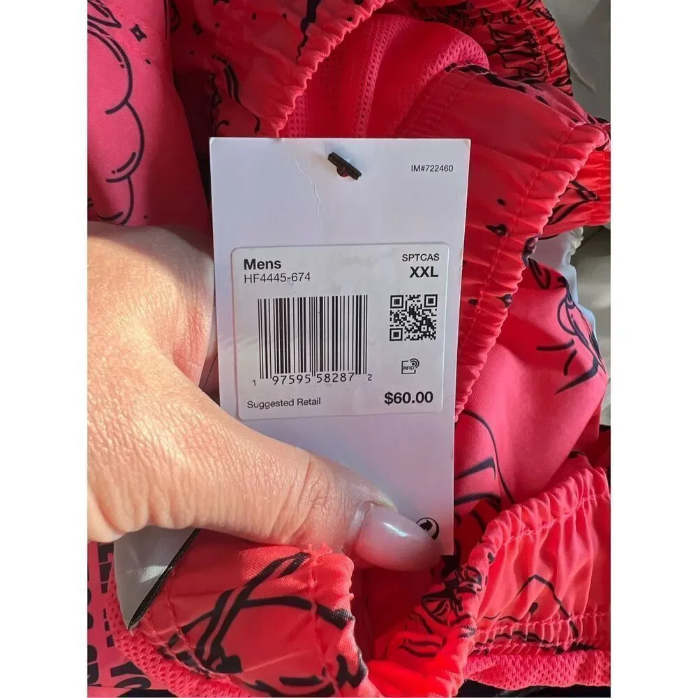 Nike NWT Hot Punch Club Woven Printed 6” Short XXL